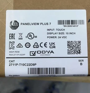 New Allen-Bradley 2711P-T10C22D9P Surplus Sealed PanelView Plus 7 2711PT10C22D9P - Picture 1 of 2