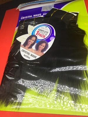 NATURE DESNUDA_Húmedo y Ondulado_Estilo Corto_CRISTAL_ONDA_4 piezas X 8"_#NATURAL Foto 1 de 4