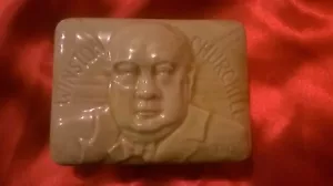 WINSTON CHURCHILL VINTAGE KERAMIK SCHMUCKKÄSTCHEN - L & SONS 424 (VINTAGE) - Bild 1 von 6