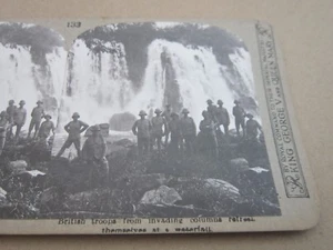 British Troops Vol 2 No 133 Realistic Travels WW1 Stereoview Card Militaria - Picture 1 of 3