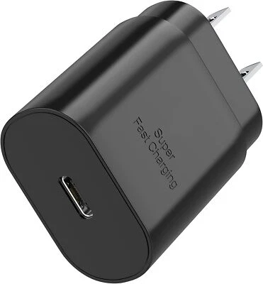 Samsung Super Fast Wall Charger 25W USB-C Compatible Black. - Image 1 of 4