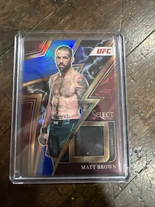 Michael Chiesa Sparks Patch Relic Blue Prizm /49 - 2022 Panini Select UFC SP-MCH - Picture 1 of 3