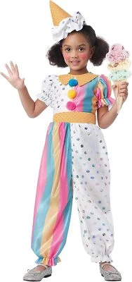 Sweet Treats Clown Circus Carnival Fancy Dress Halloween Toddler Child Costume - Image 1 of 2