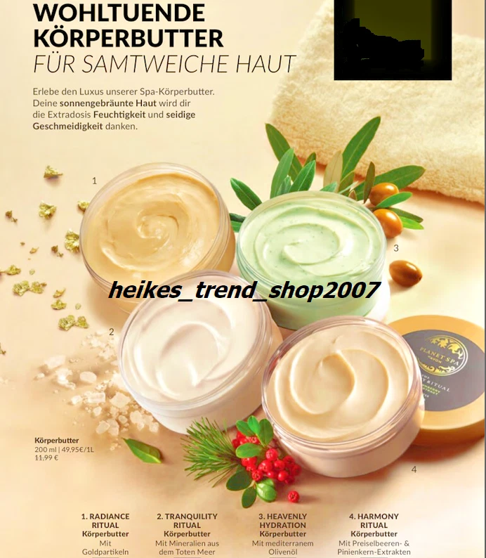 Avon Planet Spa wohltuende Körperbutter zur Wahl Neu