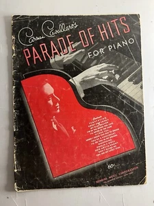 Cancionero vintage - Desfile de éxitos para piano de Carmen Cavallaro circa 1937 - Imagen 1 de 6