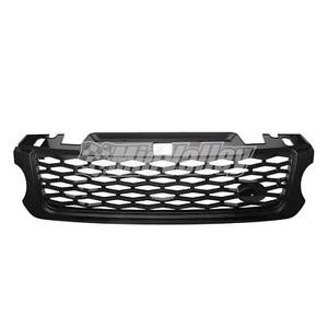 Front Grille Glossy Black For Range Rover Sport 2014-2017 SVR Style - Picture 1 of 4