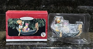 1998 Hallmark Disney Ornamento Paperino e Margherita a Venezia Vacanze Romantiche - Foto 1 di 18