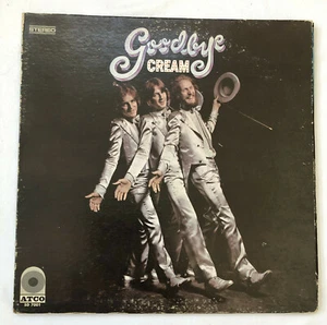 Goodbye Cream Atco Records SD 7001 Eric Clapton Jack Bruce Ginger Baker W/Poster - Imagen 1 de 11