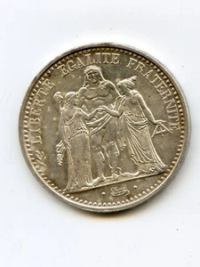 FRANCIA ERCOLE HERCULE 10 FRANCHI FRANCS 1971 - ARGENTO - Foto 1 di 2