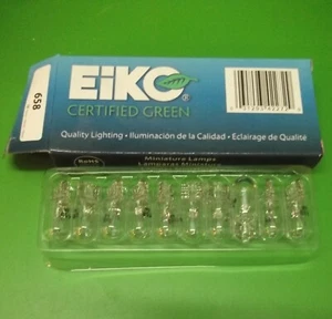 Eiko lamp bulbs #658 1x box of 10 / light bulbs - Bild 1 von 1