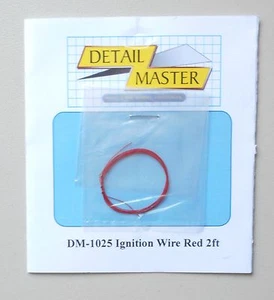 FILO ACCENSIONE ROSSO 2 PIEDI 1:24 1:25 DETTAGLIO MASTER CAR MODEL ACCESSORIO 1025 - Foto 1 di 1