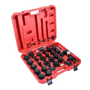 33 PCS Radiator Pressure Tester Vacuum-Type Cooling System Refill Kit - Bild 1 von 9
