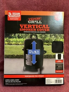 Smoker Grill Cover Upright Expert Grill UV & Water Resistant 30"Hx22"Wx18"D - Picture 1 of 2
