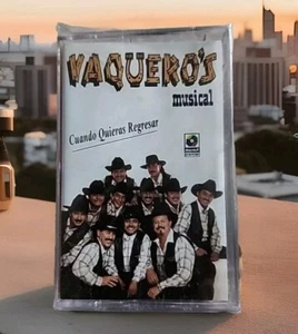 Vaqueros Musical Cuando "Quieras Regresar" Audio Cassette Banda Factory Sealed - Picture 1 of 7