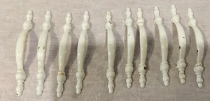 Schubladen Schrank Griffe Ziehen weiß 10 weiß Metall 5 1/8" - Bild 1 von 5