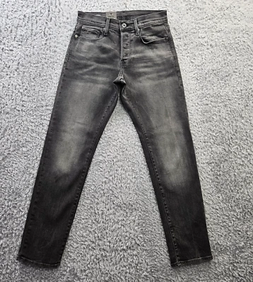 G-Star RAW High Rise Straight Tapered Jeans Black 28x32 New (really 30x32) NEW - Image 1 of 4