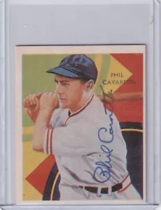 1981 TCMA #111 PHIL CAVARRETTA HAND SIGNED AUTOGRAPH CUBS 8193 - Picture 1 of 1