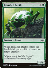 IRONSHELL BEETLE ~mtg NM/M Guilds of Ravnica Com x4