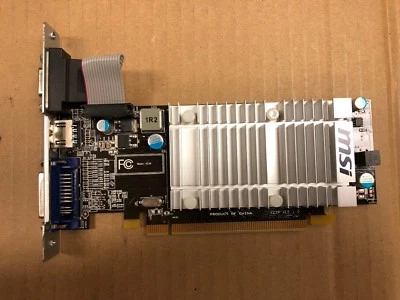 MSI ATI Radeon R5450-MD1GD3H/LP 1GB DDR3 VGA/HDMI/DVI PCI Video Card - Image 1 of 4