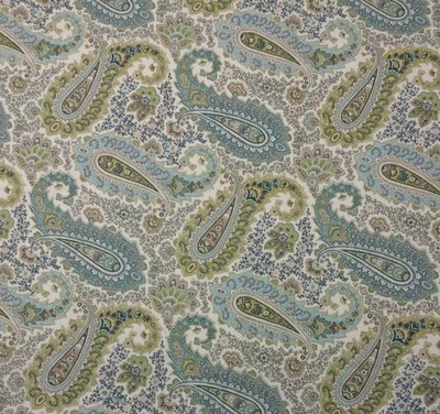 TELA MULTIUSOS FLORAL PAISLEY AZUL DAYNA SPA BALARD DESIGNS POR YARDA 54" ANCHO Foto 1 de 4