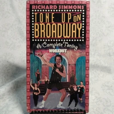 Richard Simmons Tone Up On Broadway A Complete Toning Workout, 2000, VHS, New - Image 1 of 2