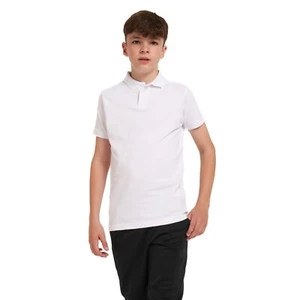 Neu Jungen Mädchen Uni Baumwolle Poloshirts Unisex Schule T-Shirt Uniform 3er Pack Tops - Bild 1 von 10