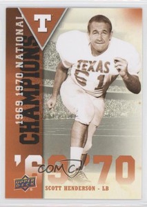 2011 Upper Deck University of Texas National Champions Scott Henderson #NC-SH