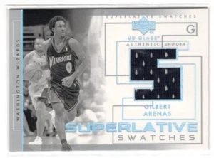 Gilbert Arenas 2004 Upper Deck UD Glass #SS-GA Superlative Swatches Jersey - Bild 1 von 2