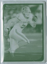 2006 Bowman Rookie Card Printing Plate Cyan SN 1/1 Spencer Havner #259 Redskins