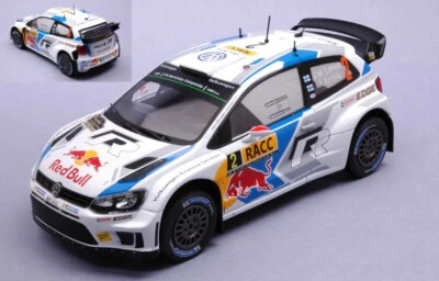 MODELLINO AUTO STATICO IXO VW POLO R #2 RALLY WM 2014 LATVALA/ANTTILA SCALA 1/24 - Immagine 1 di 4