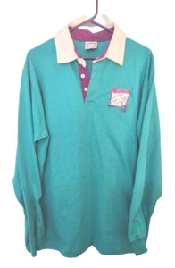 90's Vintage Salem Fresh Gear | Long Sleeve Polo | Men's L /XL - Picture 1 of 6