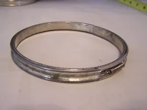 Vintage Cork Lined Metal Embroidery Rings - 5" - Used - Picture 1 of 3