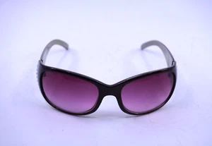 ESPRIT Sunglasses Black Silver Acetate Frames Purple Smoke Lenses Retro Red - Picture 1 of 6