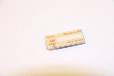 SONY Memory Stick PRO Card 256MB Magic Gate MSX-256 Japan Vintage Old Genuine - Image 1 of 4