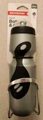 Schwinn Bicycle 23 oz Universal Sport Water Bottle & Cage BPA Free #25725 - Image 1 of 4