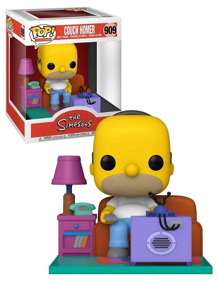 Funko Pop Television The Simpsons Couch Homer #909 Vinyl Figure NIB