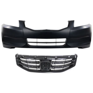 Bumper Cover Fascia Front Sedan for Honda Accord 2011-2012 - Picture 1 of 12