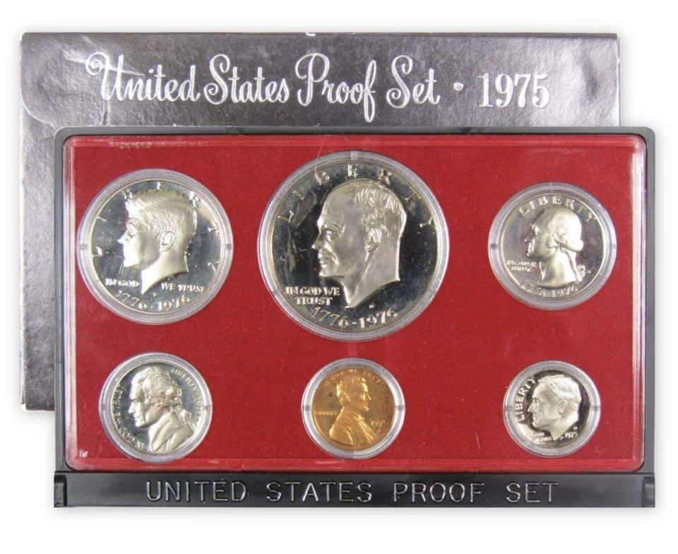 1975 Clad Proof Set U.S. Mint Original Government Packaging OGP - Image 1 of 1