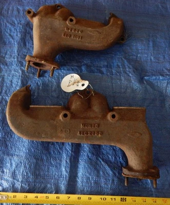 Juego de 2 colectores de escape Austin Healey 3000 Mark II Tri-carb BN7 BT7 Roadsters Foto 1 de 4