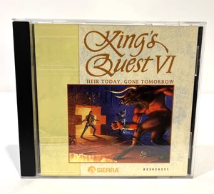 KING’S QUEST VI HEIR TODAY, GONE TOMORROW PC CD-ROM GAME 1993 SIERRA ON-LINE - Picture 1 of 5