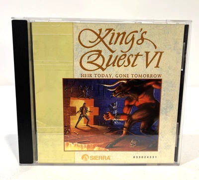 KING’S QUEST VI HEIR TODAY, GONE TOMORROW PC CD-ROM GAME 1993 SIERRA ON-LINE - Image 1 of 4