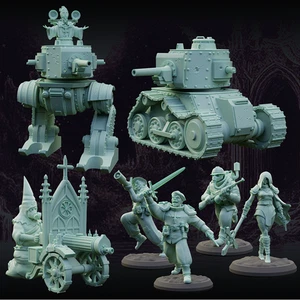 Trench Legends  | Trench Crusade Warband |  Wargaming 3D Printed Miniature Minis - Picture 1 of 8