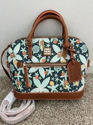 Disney Dooney & Bourke ORANGE BIRD 2024 INT’L FLOWER & GARDEN Satchel - NEW!! - Image 1 of 4