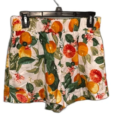 Cynthia Rowley citrus linen blend shorts Size S - Image 1 of 4