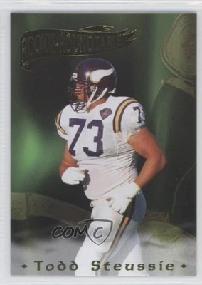 1995 Collector's Edge Excalibur Rookie Roundtable Redemption Gold Todd Steussie - Image 1 of 2
