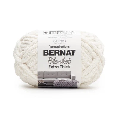 Bernat Blanket Extra Thick Vintage White Yarn - 1 Pack of 600g/21oz - Polyes... - Image 1 of 4