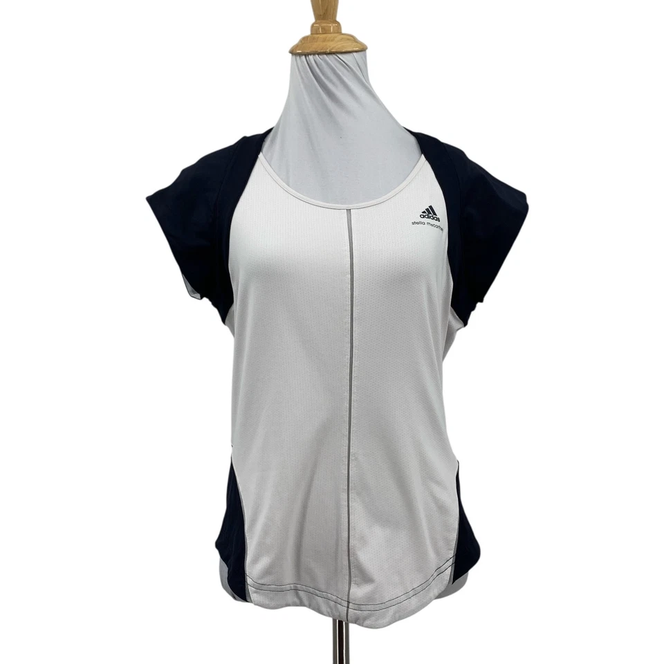 Adidas Stella McCartney Top Mujer 40 M Mediano Barricade Gorra Manga Bloque de Color Foto 1 de 4