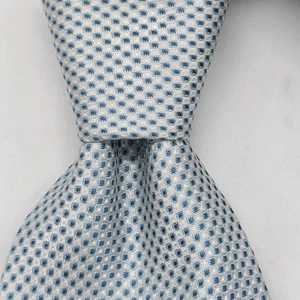 Cravatta Pierre Cardin 100% seta bianca e blu - Foto 1 di 4