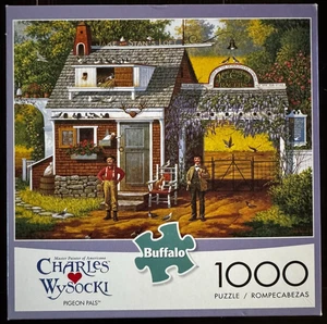 PIGEON PALS 1000 Piece Puzzle Charles Wysocki Buffalo Games - Picture 1 of 2