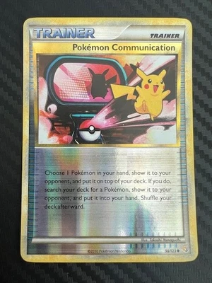 Pokemon TCG Pokemon Communication 98/123 Reverse Holo HeartGold SoulSilver LP - Image 1 of 2